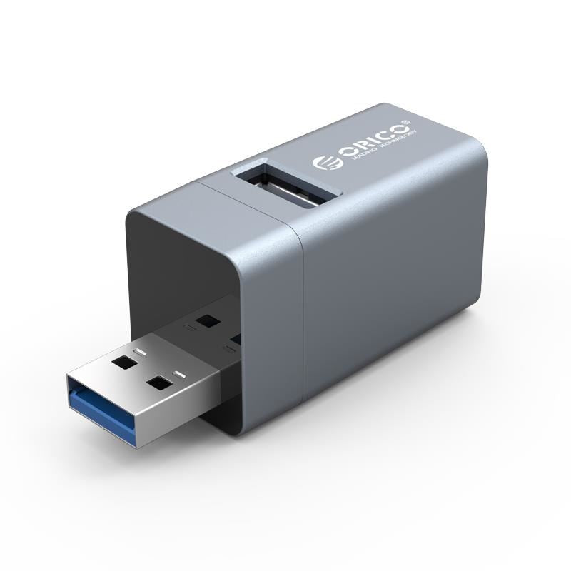 Hub USB Orico MINI-U32L Mini 3-in-1 gri