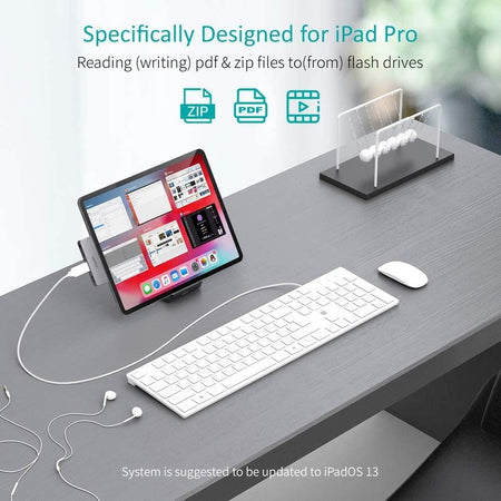 HUB USB type C - 1x HDMI + 1x USB 2.0 + USB type C PD 60W+ 1x Jack 3.5 mm Choetech HUB-M13