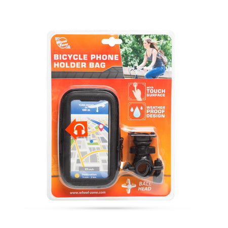 Husa pentru telefon pe biciclete max. 5.5" Wheel Zone