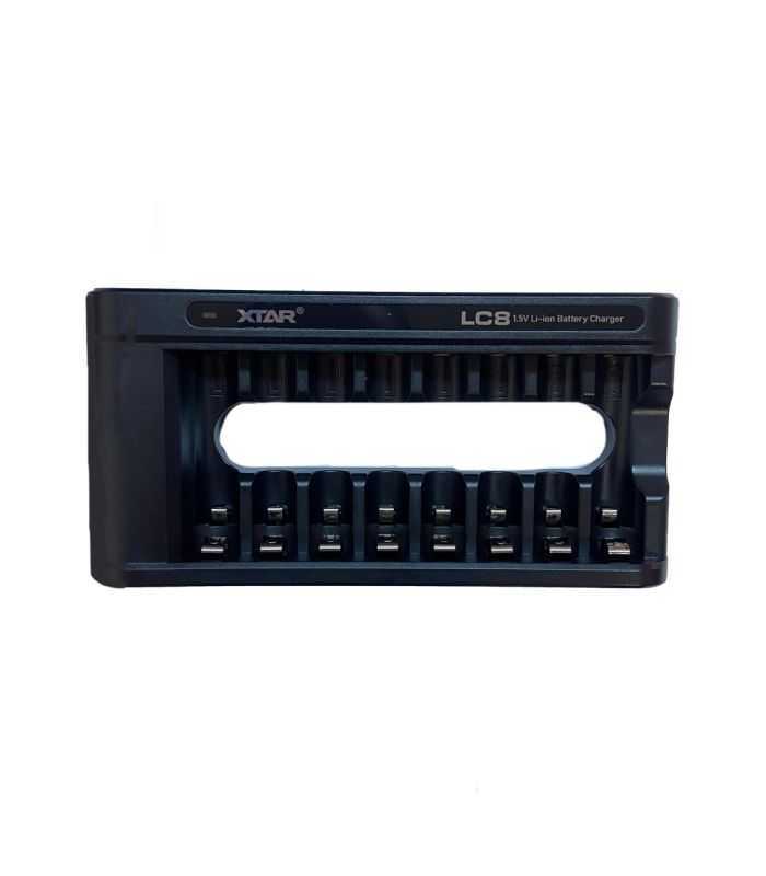Incarcator 8 acumulatori XTAR LC8 KT AA AAA x1.5V Li-ion Battery Charger conector USB type C (638)