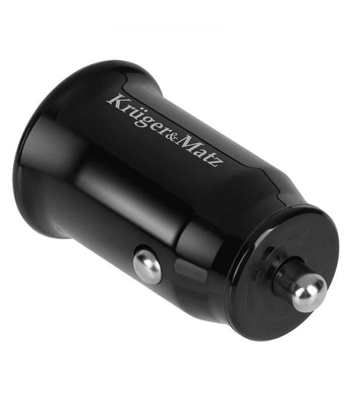 Incarcator auto 12-24VDC bricheta - USB TYPE C + USB 3.1A QC 3.0 PD 20W Kruger&Matz