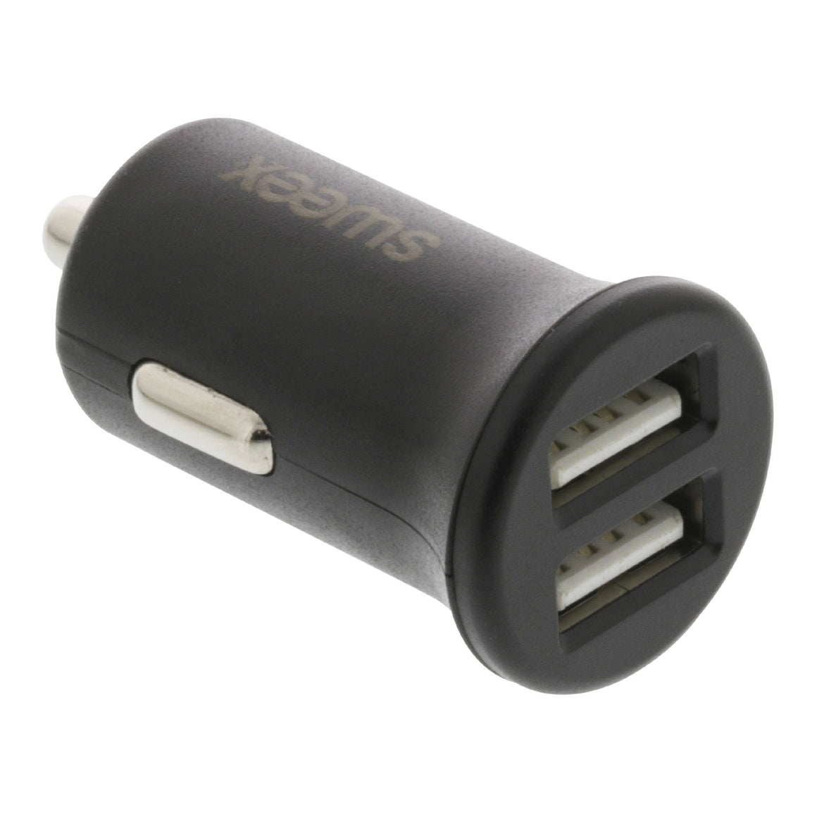 Incarcator auto 2x USB 2.4A negru Sweex