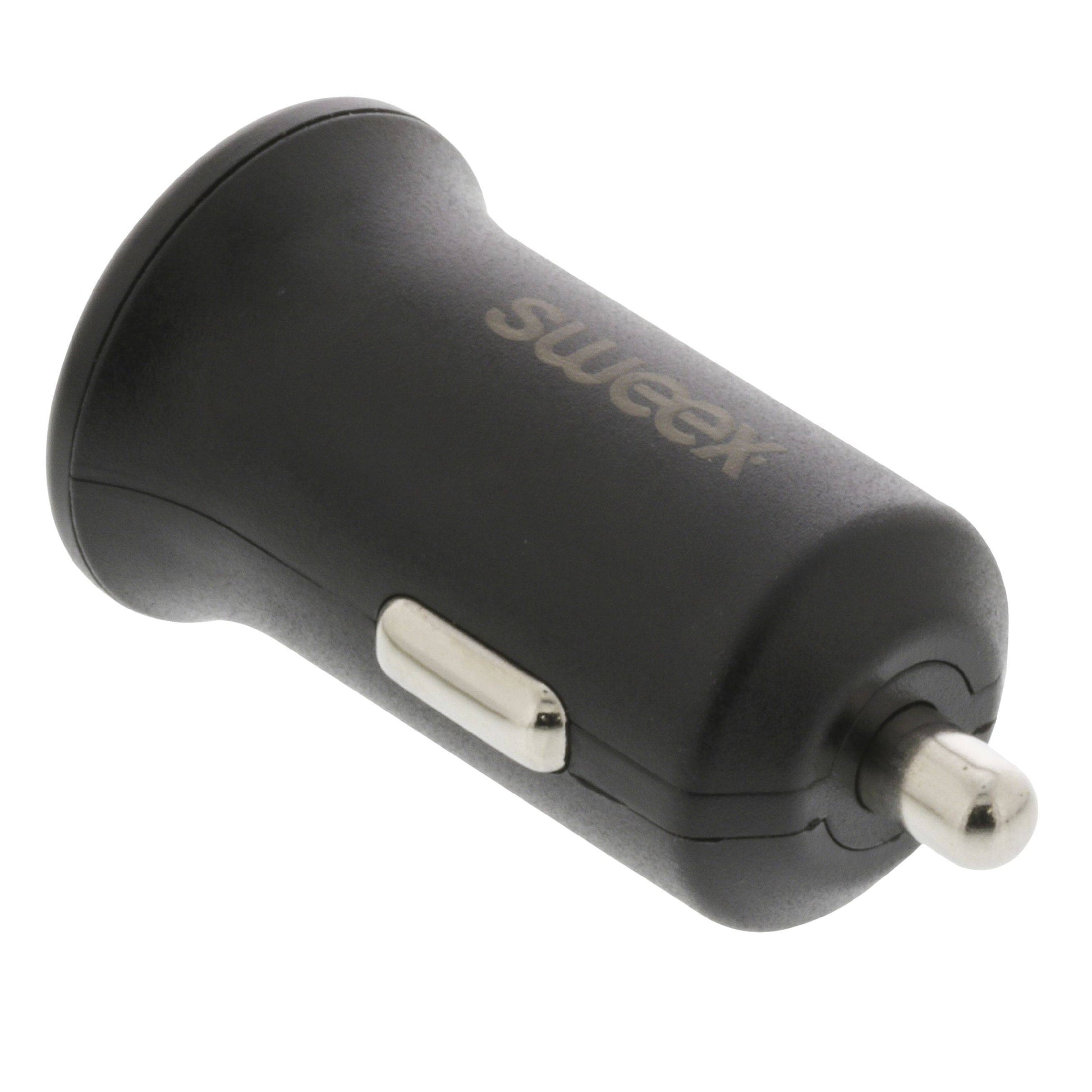 Incarcator auto 2x USB 2.4A negru Sweex