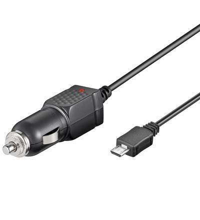 Incarcator auto micro USB 1A 1.5m Goobay