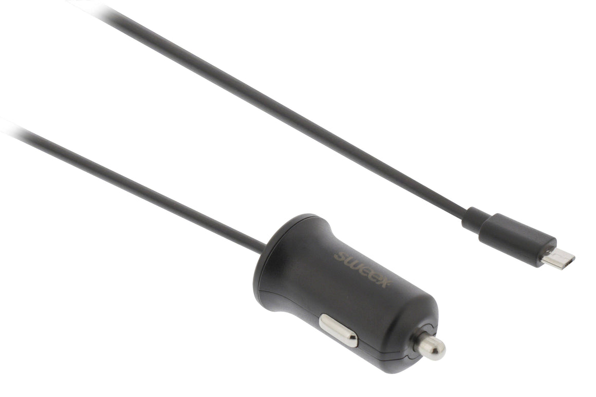 Incarcator auto Micro USB 2.4A negru Sweex