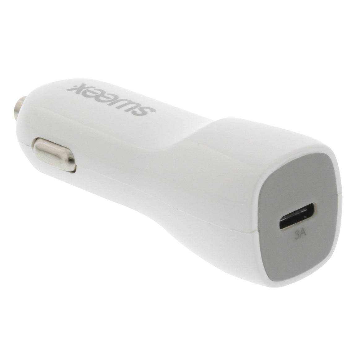 Incarcator auto USB Type C 3A alb Sweex