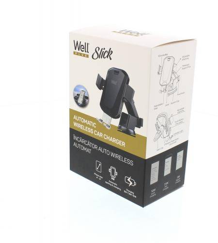 Incarcator auto wireless Slick Well 10W automat