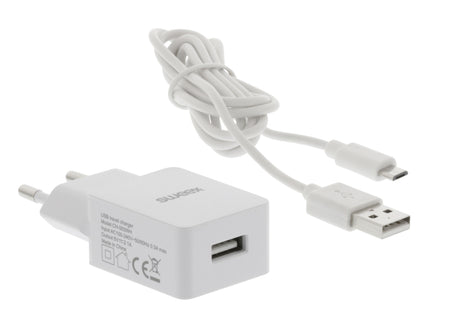 Incarcator de la retea iesire USB 2.1A alb Sweex