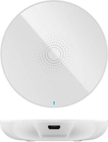 Incarcator fara fir wireless 5W 1A alb pentru dispozitive standard QI Goobay