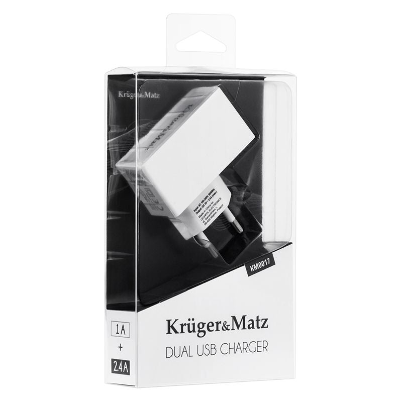 Incarcator retea dual USB 2.4A Kruger&Matz