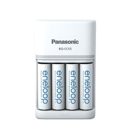 Incarcator Smart & Quick Eneloop Panasonic include 4x AA (R6) 2000mA K-KJ55MCD40E