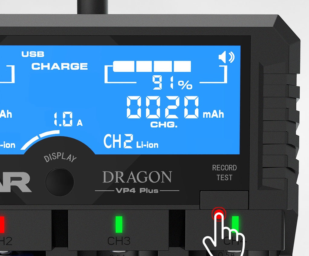 Incarcator universal 4x Li-ion/Ni-MH LCD VP4 PLUS XTAR