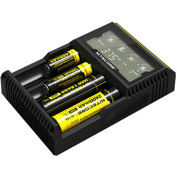 Incarcator universal acumulatori x4 LCD 100-240V 12V NITECORE Digicharger D4EU