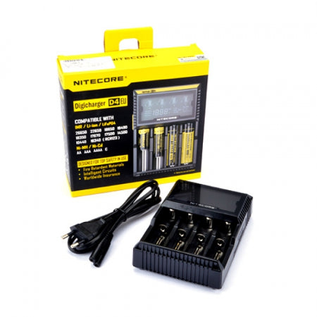 Incarcator universal acumulatori x4 LCD 100-240V 12V NITECORE Digicharger D4EU