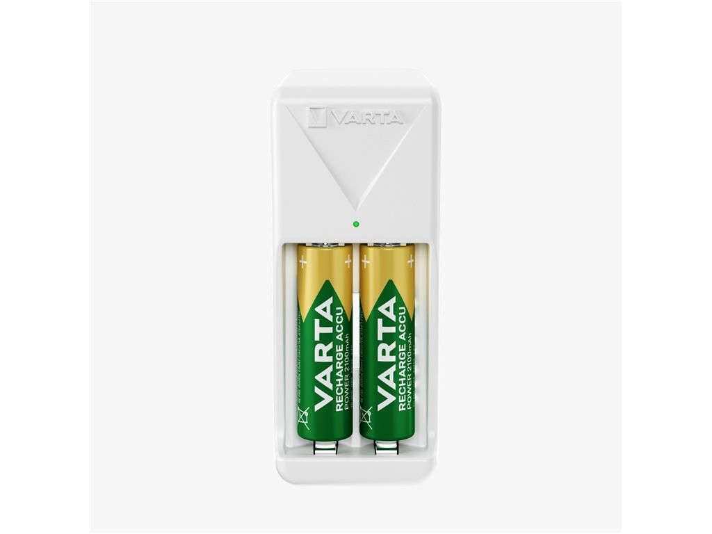 Incarcator Varta Mini Charger 57656 2x AA/AAA NiMH + 2 acumulatori AA 2100mAh