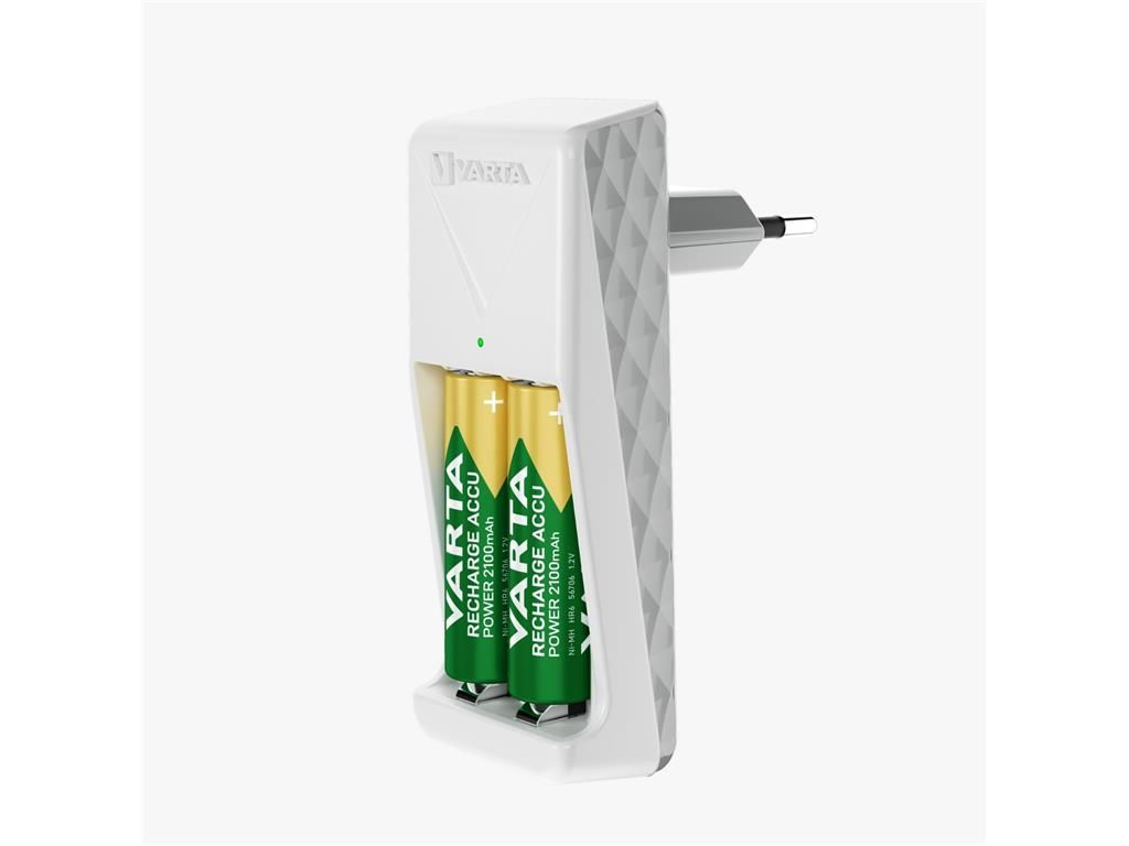 Incarcator Varta Mini Charger 57656 2x AA/AAA NiMH + 2 acumulatori AA 2100mAh