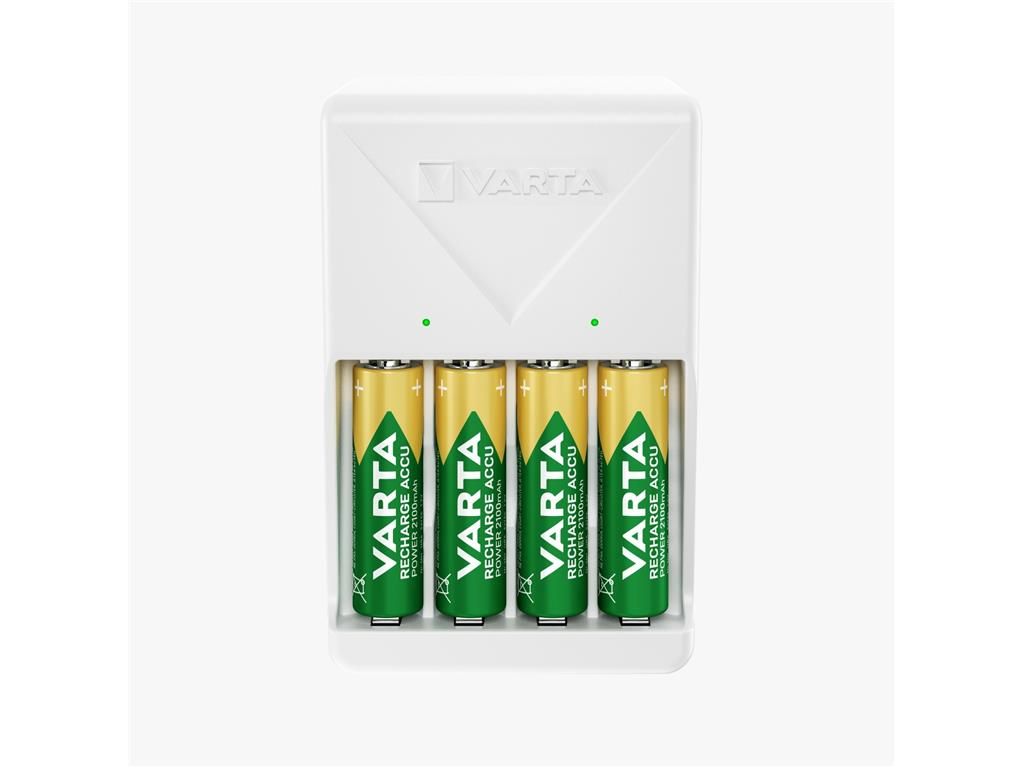 Incarcator Varta Plug Charger 57657 2 4x AA/AAA NiMH + 4 acumulatori AA 2100mAh