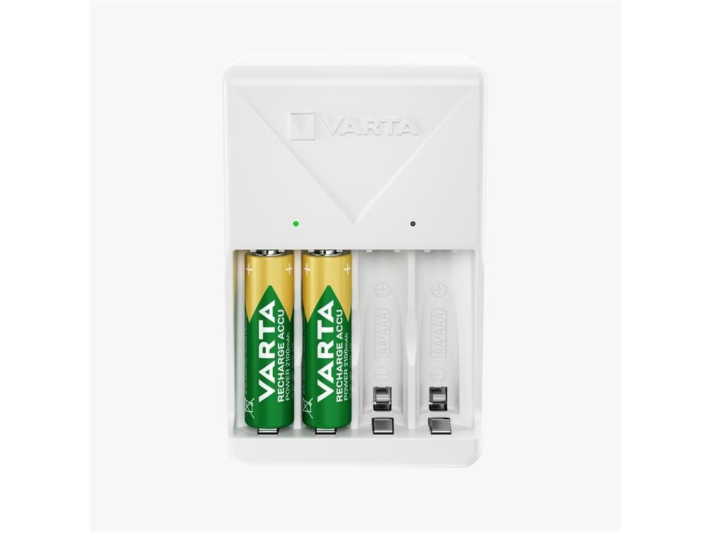 Incarcator Varta Plug Charger 57657 2 4x AA/AAA NiMH + 4 acumulatori AA 2100mAh