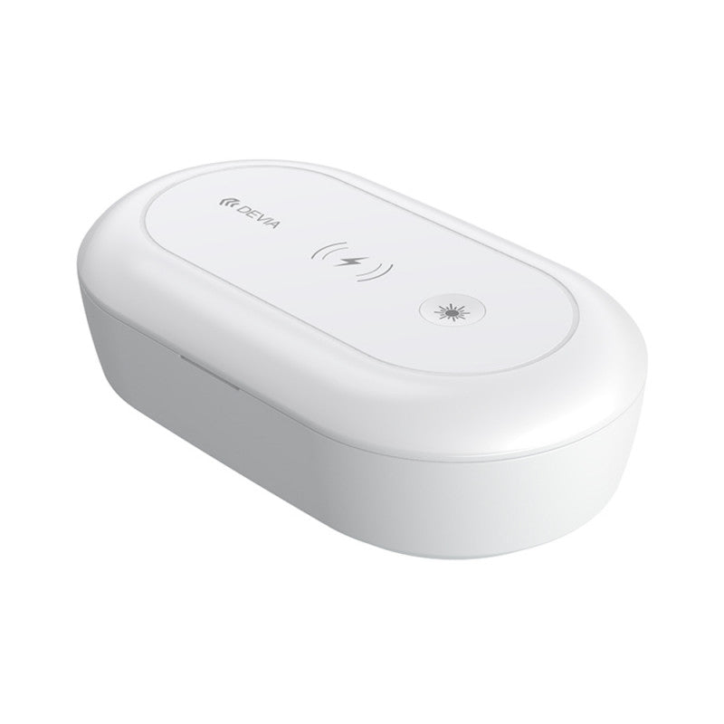 Incarcator Wireless 10W Devia + Sterilizare/Dezinfectie UV telefon