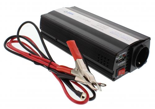 Invertor de tensiune cu USB 12V la 220V 600W Well