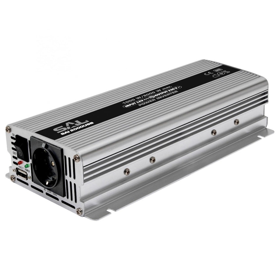 Invertor tensiune 12V - 230V 1000/2000W cu USB