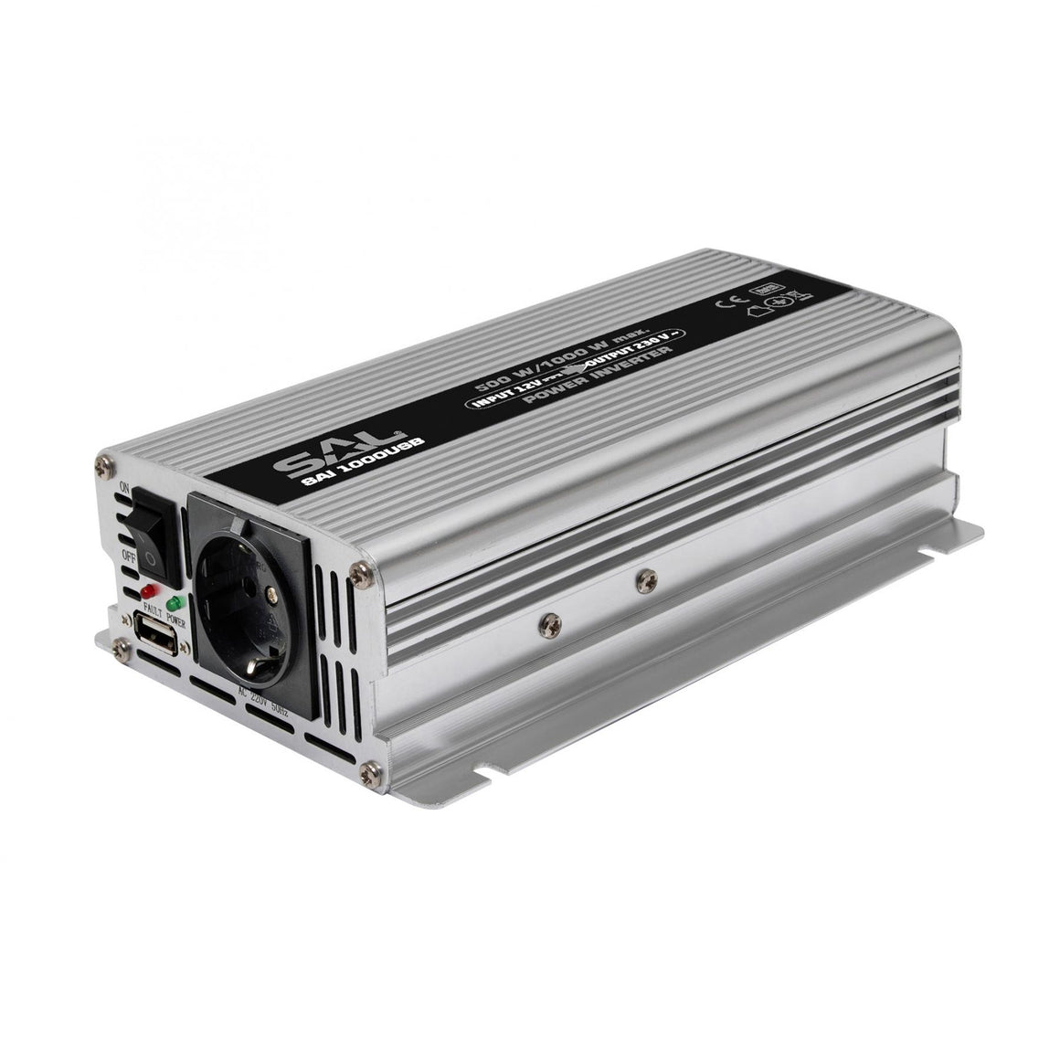 Invertor tensiune 12V - 230V 500/1000W cu USB