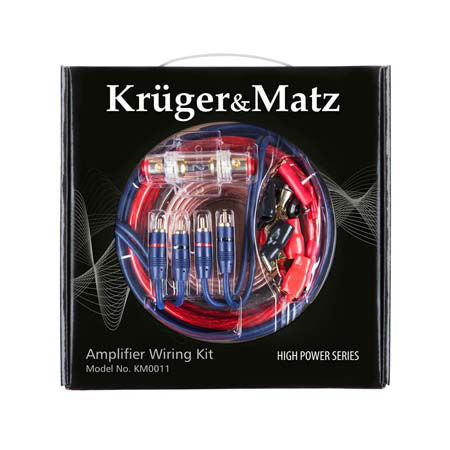 Kit cabluri montaj auto suport siguranta 60A Kruger&Matz