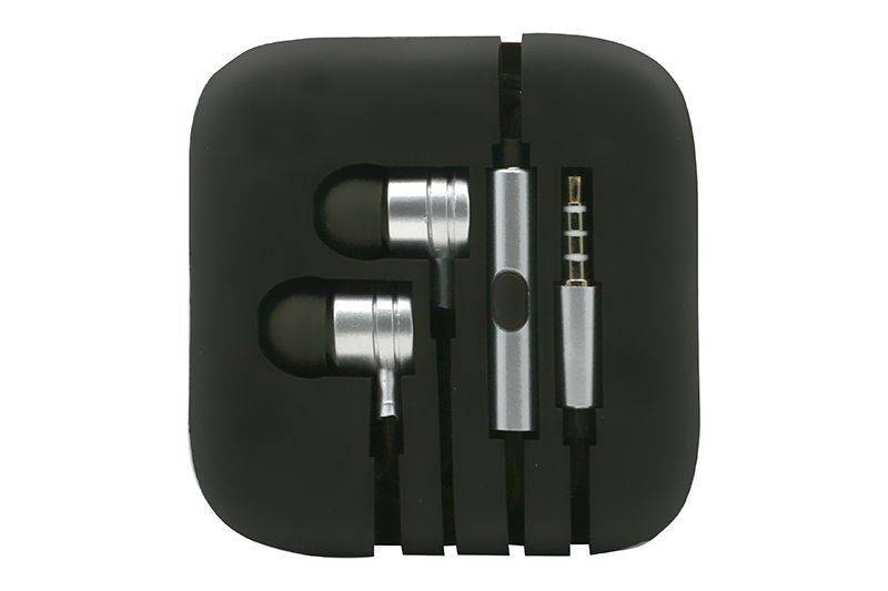 Kit Handsfree Metal Jack 3.5 Argintiu