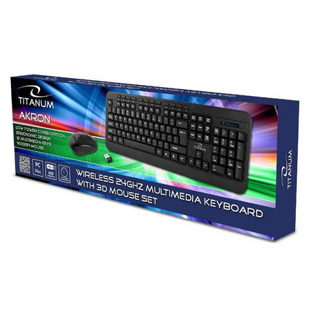 Kit tastatura mouse wireless AKRON ESPERANZA