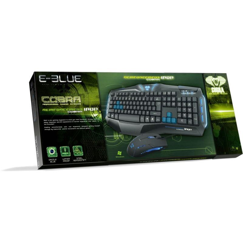 Kit tastatura si mouse E-Blue Cobra Reinforcement-Iron