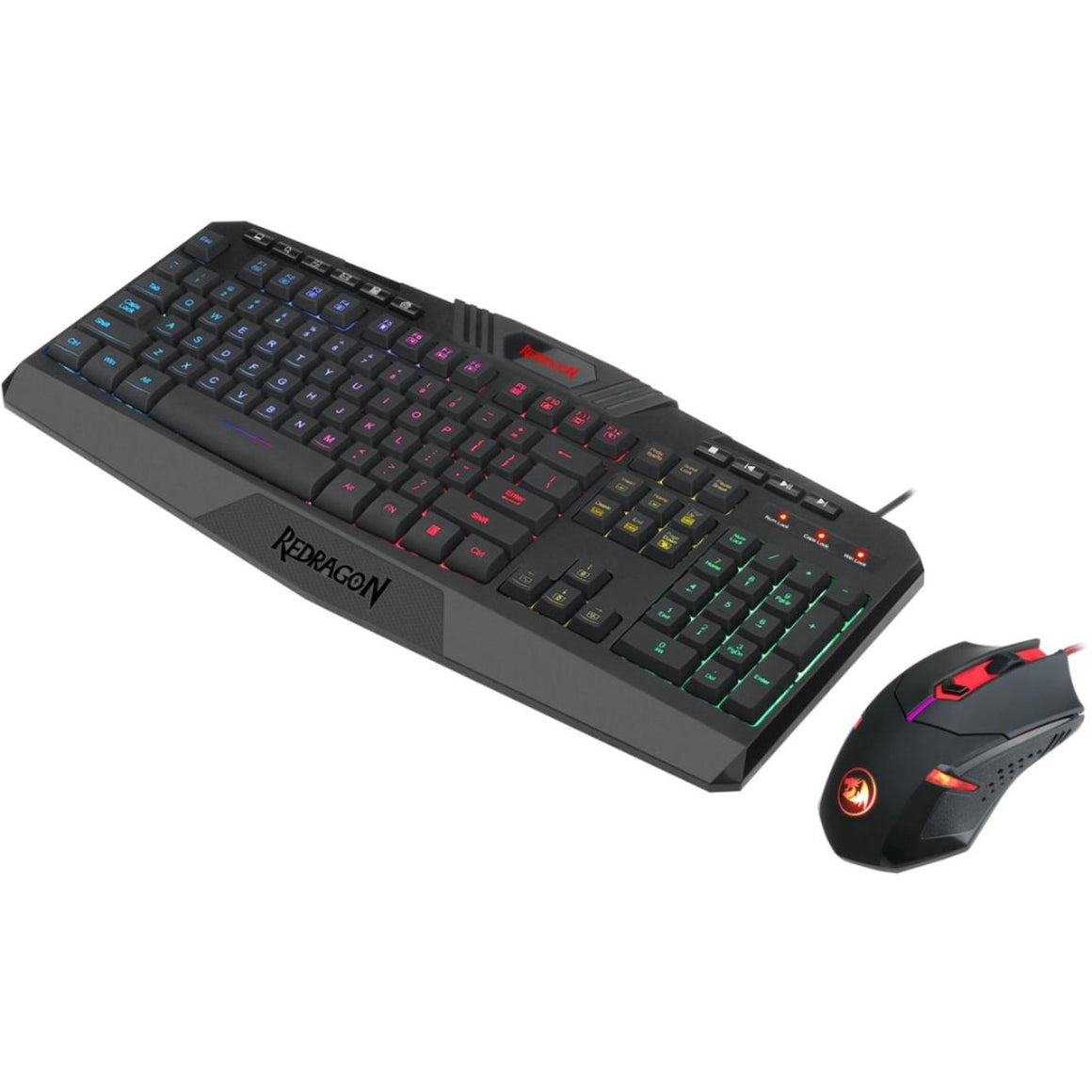 Kit tastatura si mouse Redragon S101 negru