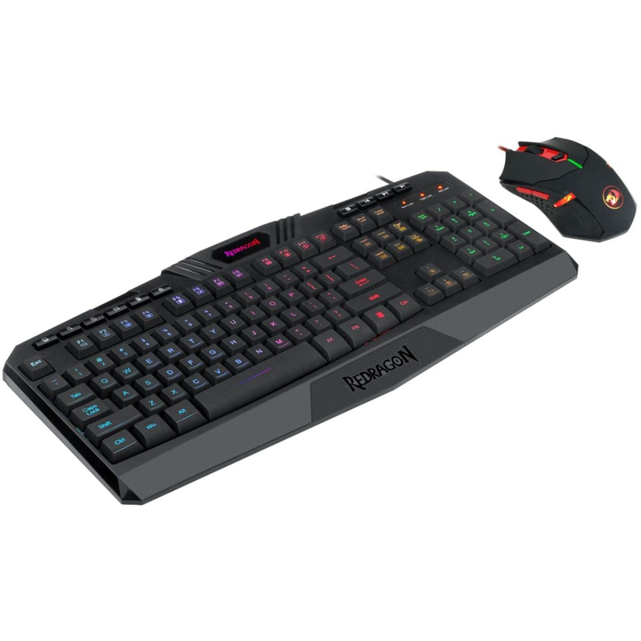 Kit tastatura si mouse Redragon S101 negru