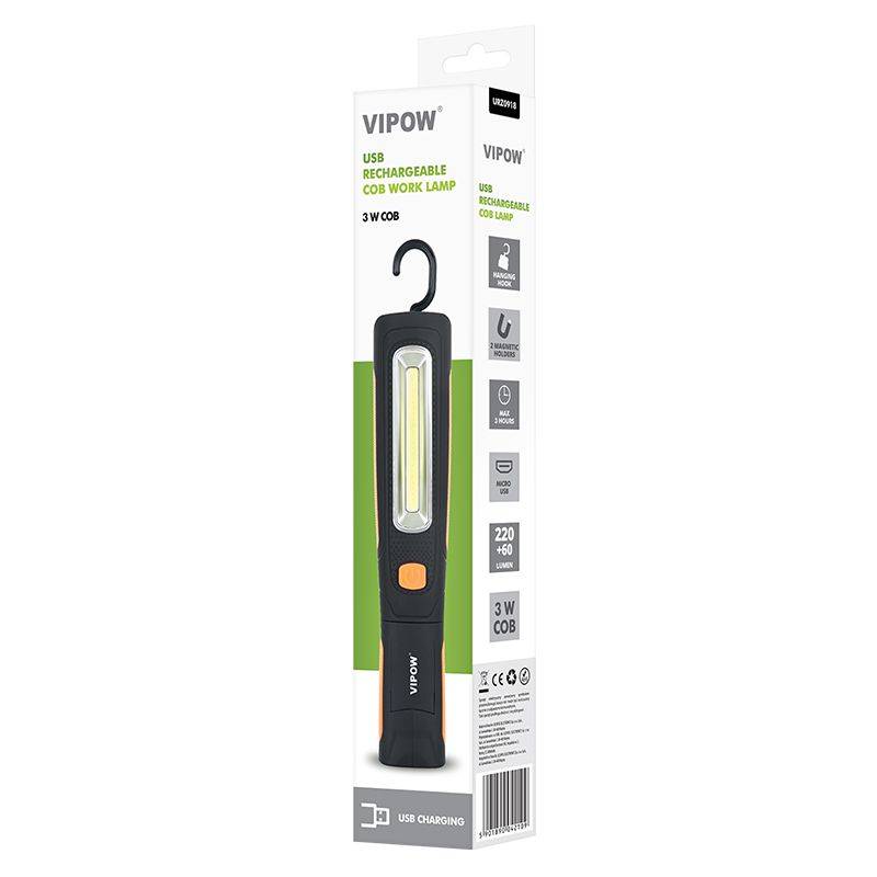 Lampa atelier LED COB incarcare USB VIPOW