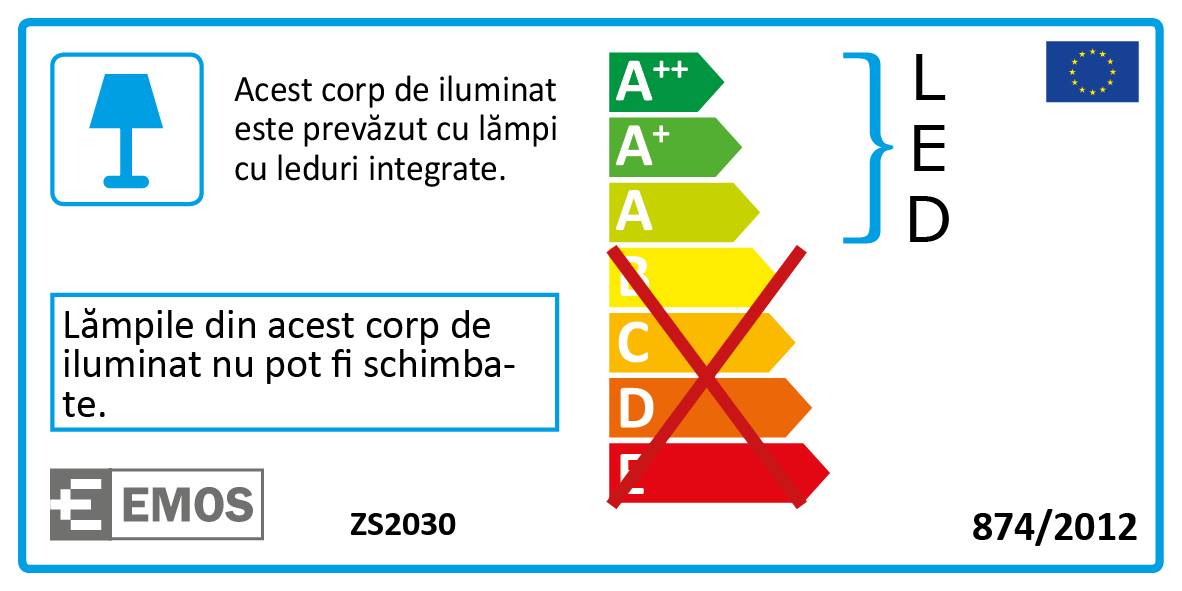 Lampa LED SMARTBAR 7.5W 72LED 500mm 400lm alb cald 3000K DIMMABLE ZS2030 EMOS