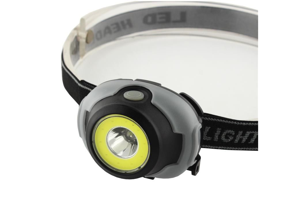 Lanterna frontala cu LED+COB 80+154lm AAA x3 Well TORCH-PITCH-WL