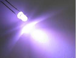 LED 3mm violet (lavender) 30° Parte frontala convex 5÷5 4lm OPTOSUPPLY OSCD4L3131A