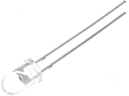 LED 5mm ultraviolet 3-3.8V λd 380-390nm 15° 20mA 8÷10mW Montare THT OPTOSUPPLY OSV3SL5111A