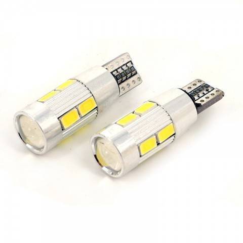 LED de Pozitie Canbus T10 12V 3.5W 300lm 6000K set 2buc CAN121 Carguard