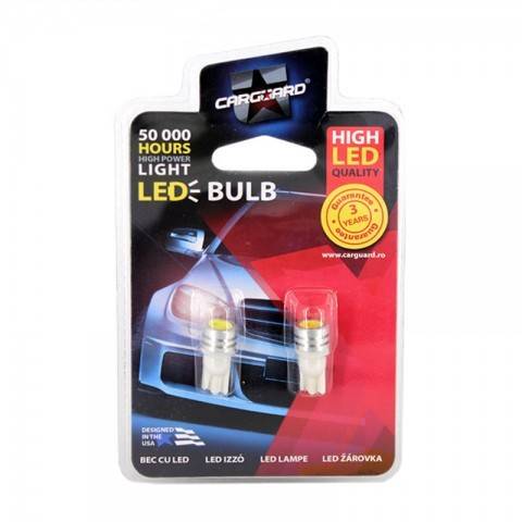 Led de Pozitie T10 12V 1W 60lm 2buc CLD008 Carguard