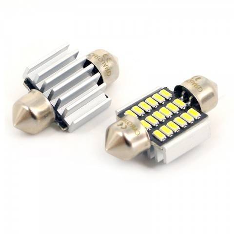 LED Sofit 31mm Canbus Plafoniera numar de inmatriculare 12V 2W 170lm CAN116 set 2buc Carguard