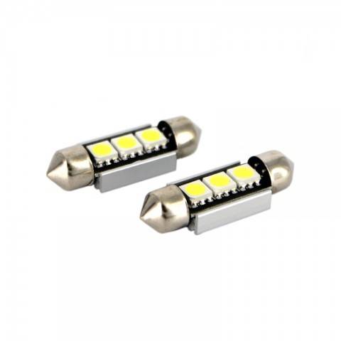 LED Sofit Plafoniera numar de inmatriculare 36mm CANBus CAN106 12V set 2buc Carguard