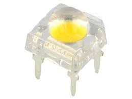 LED Super Flux 7.62x7.62mm alb cald 23-25lm 120 grade 11.6-13.6V 20mA 3000K OPTOSUPPLY OSM5G4Z2C1P