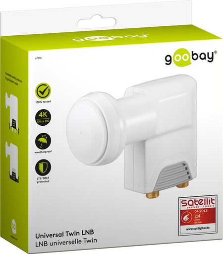 LNB universal 2 iesiri 0.1dB Goobay