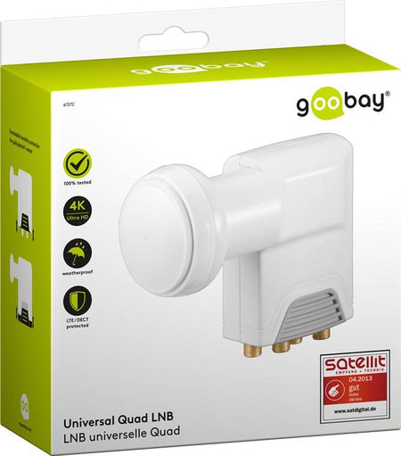 LNB universal 4 iesiri 0.1dB Goobay