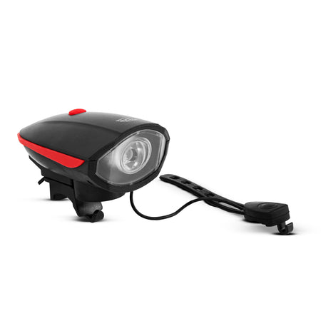 Lumina pentru bicicleta cu claxon electric XPE LED acumulator Li-ion 400mAh 450lm IP55 Phenom 18582