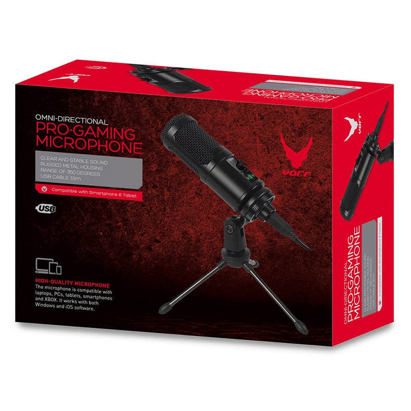 Microfon cardioid gaming cu trepied VARR VGMTB2