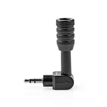 Microfon mini jack 3.5 mm negru Nedis