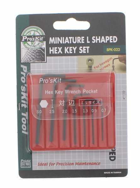 Mini set chei hexagonale L ProsKit