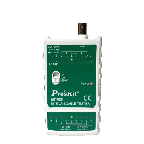 Mini tester pentru cablu BNC si retea RJ45 ProsKit