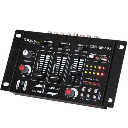 Mixer USB cu afisaj cu LED-uri ibiza